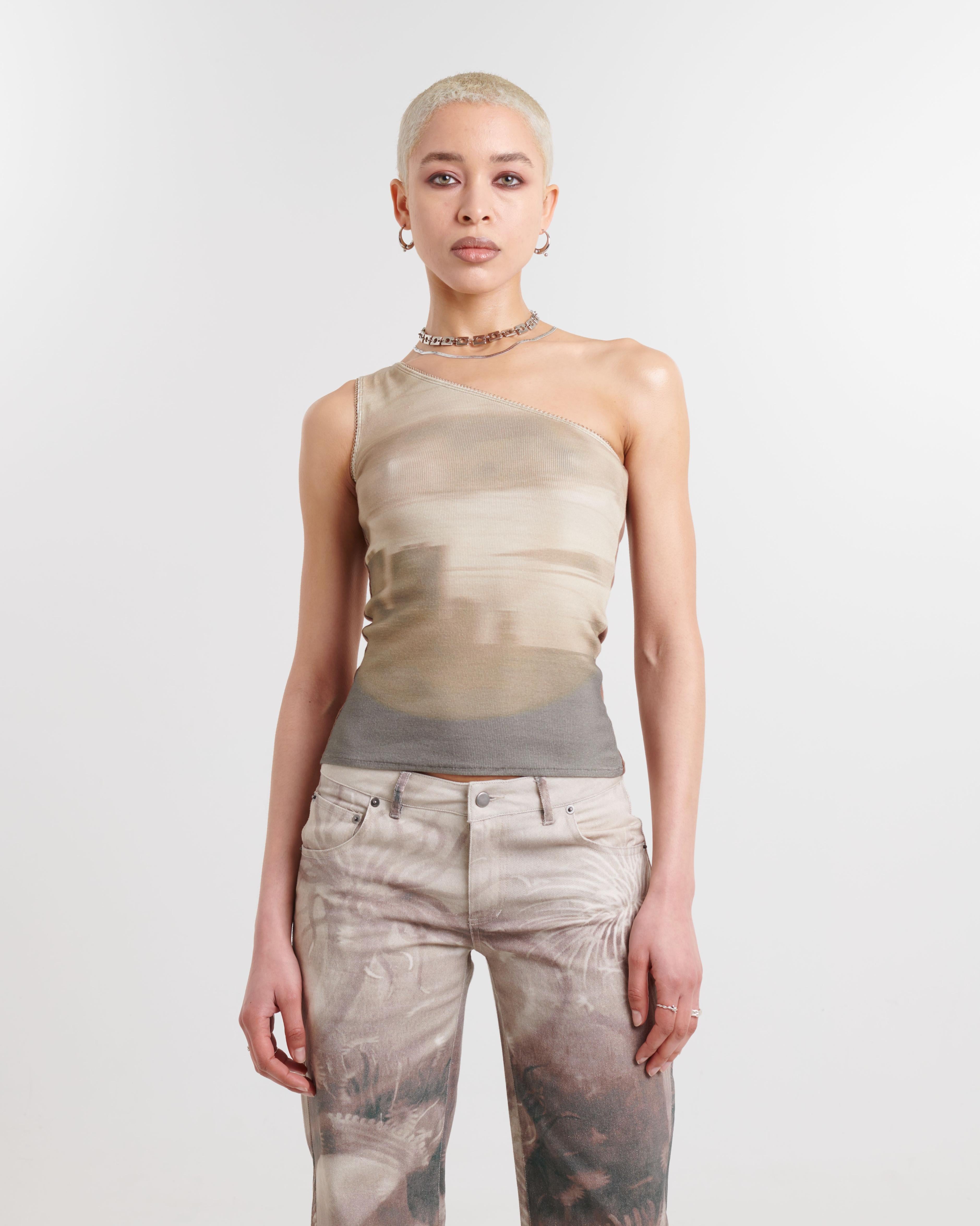 Wasteland One Shoulder Tank Top